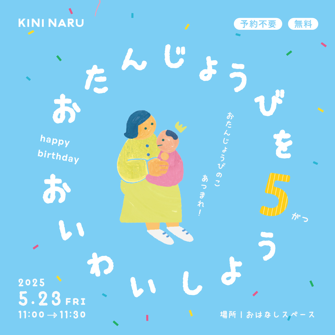 おたんじょうびをおいわいしよう